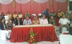 Representantes da Aapiar e do Município participam da abertura da aula inaugural