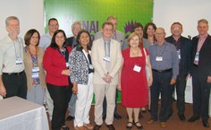 Nova diretoria empossada durante a Bienal do Rio