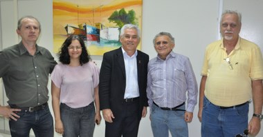 Em visita à Ufal, presidente do Ciseco é recebido pelo reitor Eurico Lôbo