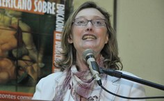 Ministra chefe da Secretaria dos Direitos Humanos, Maria do Rosário Nunes, na abertura do Colóquio