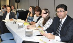 Diretor vice-presidente da Fundepes, José Medeiros, e equipe da Fundepes