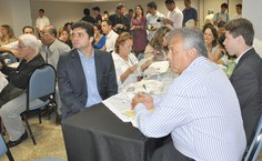 Prefeito Rui Palmeira e o assessor Institucional da Braskem, Milton Pradines prestigiaram o lançamento da bienal