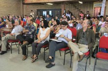 Os professores Amílton Gláucio e Sandra Nunes, do curso de Comunicação Social, também estiveram presentes