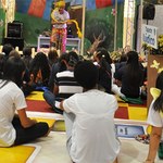 Biblioteca encantada atrai público infantil na Bienal do Livro