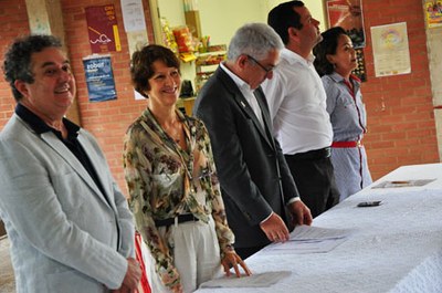 Lúcia Hidaka, Valmir Pedrosa, Eurico Lôbo, Veronica Robalinho e Pedro Cabral compuseram mesa de abertura