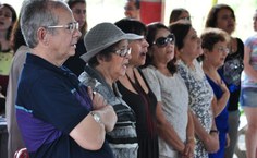 Professores aposentados foram homenageados na cerimônia de comemoração aos 40 anos do curso de Arquitetura