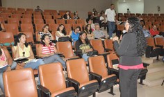 Educadores participaram da primeira aula