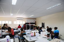 Nova sala de aula do curso técnico em produção de moda