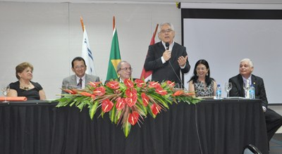 Mesa de abertura das comemorações dos 40 anos do HU