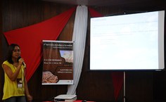 Apresentação da da palestra da aluna Edwans Cordeiro