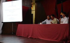 Mesa de abertura com Clênio de Oliveira, Marcos Moura e Dirceu Herdies