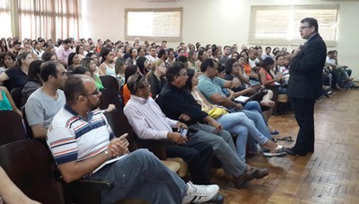 Luiz Paulo Mercado, coordenador da Cied, foi o conferencista