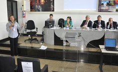 Professora Valéria Correia, representante do Fórum em Defesa do SUS