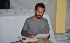 Felipe Cirino, Estudante do Curso de Filosofia, apresenta trabalho