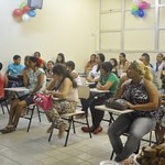 Oficina de alimentação saudável orienta crianças e gestantes