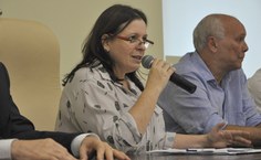 Vice-reitora Rachel Rocha participou da abertura do evento