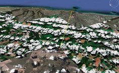 Distância da torre para o litoral