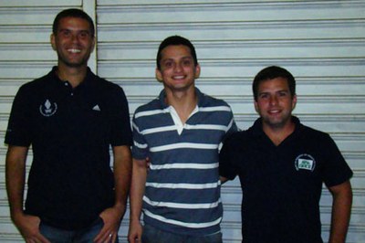 Adriano Lima, João Paulo e Leandro Felippe, membros do Grupo de Pesquisa sobre Ciências do Esporte | nothing