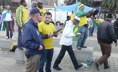 Aplicação de questionário na África do Sul para o estudo sobre mobilidade