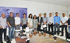 Representantes da equipe de gestão e diretores prestigiaram o momento