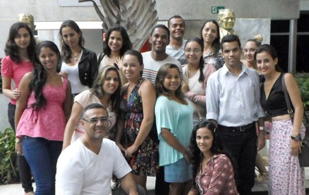 Professor Vieira e seus alunos no Simpósio Nacional de História, nem Natal, realizado em julho de 2013