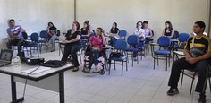 Aulas são realizadas no bloco de Educação Física