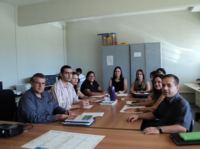 Equipe da Cied recepciona pessoal da Unilab