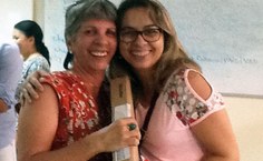 As professoras comemoram