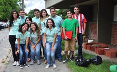 Grupo Liga organizou dinâmica com materias de construção