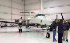 Avião da Universidade do Wyoming, usada para medições meteorológicas