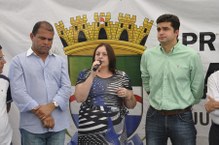 Vice-reitora Rachel Rocha agradeceu o empenho da Prefeitura em atender duplamente à população