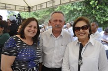 Vice-reitora Rachel Rocha, senador Benedito de Lira e a ex-secretária de Estado da Assistência Social, Solange Jurema
