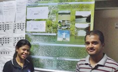 Estudantes Taiana Carla Vidal e Wilson Oliveira Santos