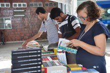 Claudia Peixoto veio em busca de livros de engenharia