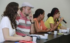 Mesa de abertura da Secom