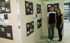 Os estudantes de Geografia, Bruno Bianchi e Ana Paula de Lima, participaram do projeto