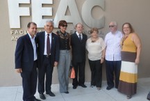Anderson Dantas, novo diretor da Feac, reitor Eurico Lôbo, nova diretora-geral do Campus Arapiraca, Eliane Cavalcante, Luiz Antonio, Ana Dayse, Fernando Gama e Cláudia Milito