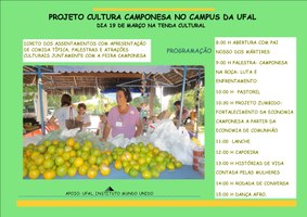 Ufal promove Dia da Cultura Camponesa