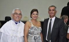 Reitor Eurico Lôbo empossa  Arapiraca com Eliane Cavalcanti e Arnaldo Tenório empossados a sede do Campus nesta terça-feira, 1º de abril