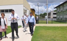 Área externa das casas da Residência Universitária Alagoana (RUA)