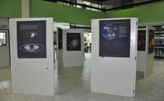 Exposição Paisagens Cósmicas está sendo realizada na Biblioteca Central