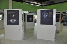 Exposição Paisagens Cósmicas está sendo realizada na Biblioteca Central