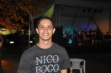 Daniel Rego, estudante de História, acompanhava a apresentação da banda no Terça Cultural