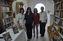As professoras Ana Paula Palamartchuk, Arrisete Lemos, Irinéia Franco e Raquel Parmegiani