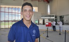 Luan Marcondes gostou do novo espaço