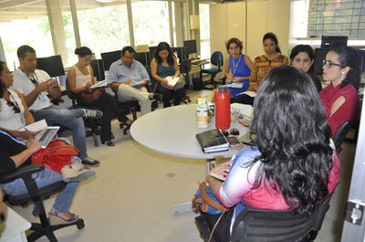 A reunião foi na Assessoria de Comunicação da Ufal, no Campus A.C. Simões | nothing
