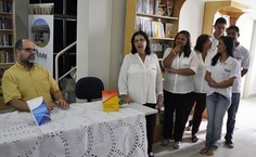 Diretora da Edufal, Stella Lameira, destacou a importância do empenho dos servidores e bolsistas nas atividades da Edufal