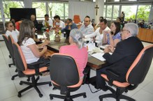 Reunião no Gabinete do Reitor