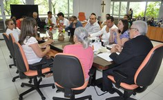Reunião no Gabinete do Reitor
