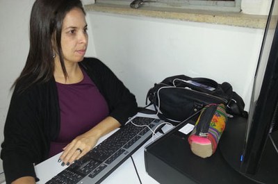 Luciana Santana, coordenadora do curso | nothing